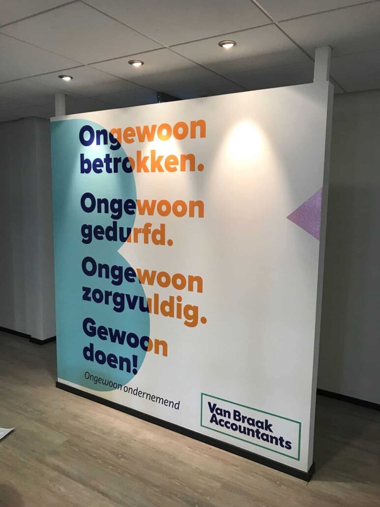 muur belettering